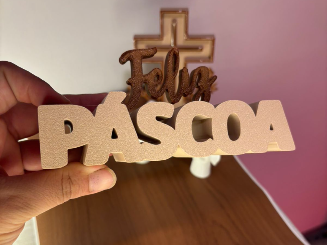 Enfeite Feliz Páscoa