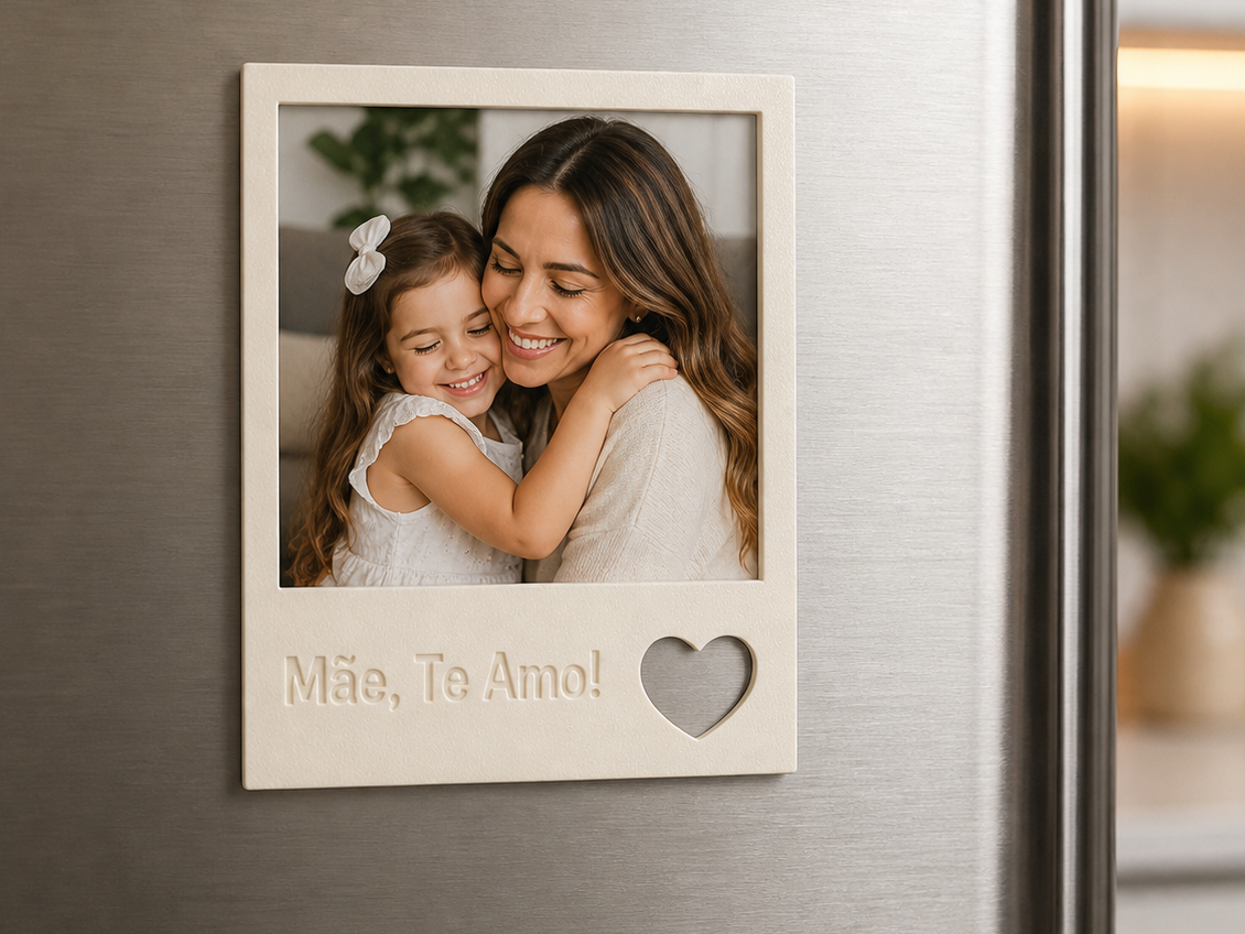 Porta Retrato de Geladeira - Dia das Mães