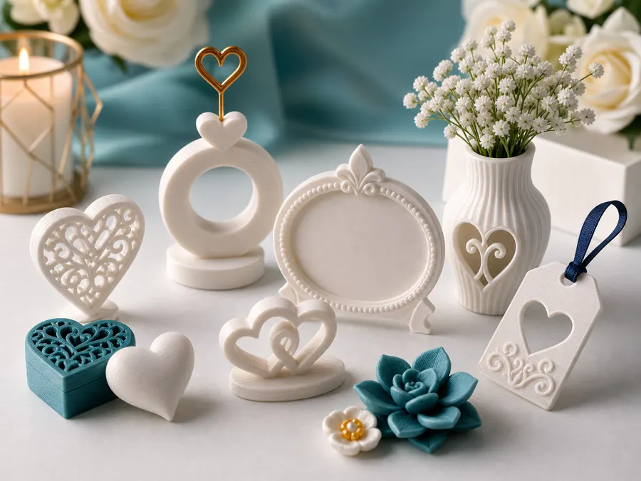 Lembrancinhas para casamento impressas em 3D