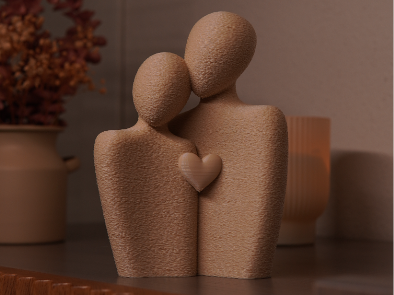 Estátua Casal Romântico
